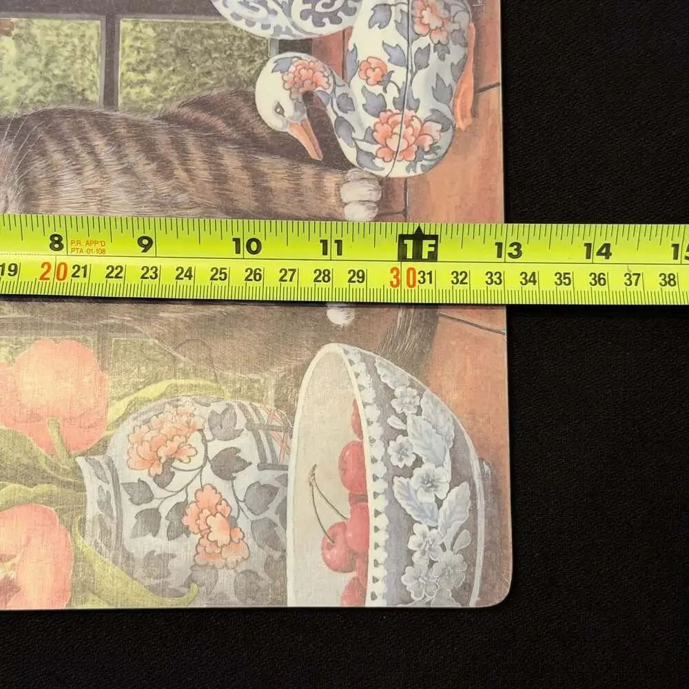 Wilscombe Collectible Melamine Tabby Cat Cutting Board by Jenny Barron